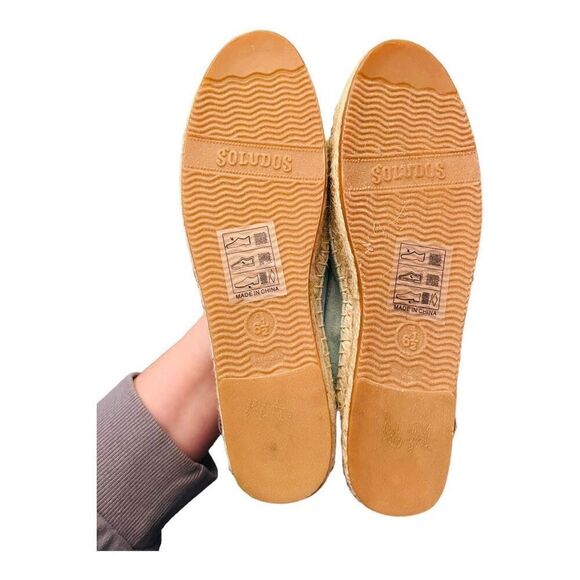 💥BOGO💥 Soludos Flamingo Espadrilles size 6.5 but more like size 6. - Picture 4 of 10